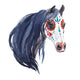 Watercolor Horse Portrait Wall Decal