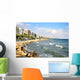 Tropical City Beach Wall Decal
