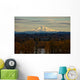 Viw of Mt Hood From Portland Oregon Wall Mural