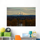 Viw of Mt Hood From Portland Oregon Wall Mural