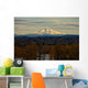 Viw of Mt Hood From Portland Oregon Wall Mural