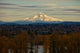 Viw of Mt Hood From Portland Oregon Wall Mural