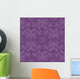 Beautiful Seamless Purple Wallpaper Wall Decal