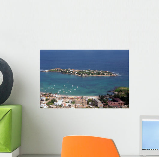 Senegal, Dakar from the sky Wall Mural