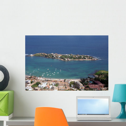 Senegal, Dakar from the sky Wall Mural