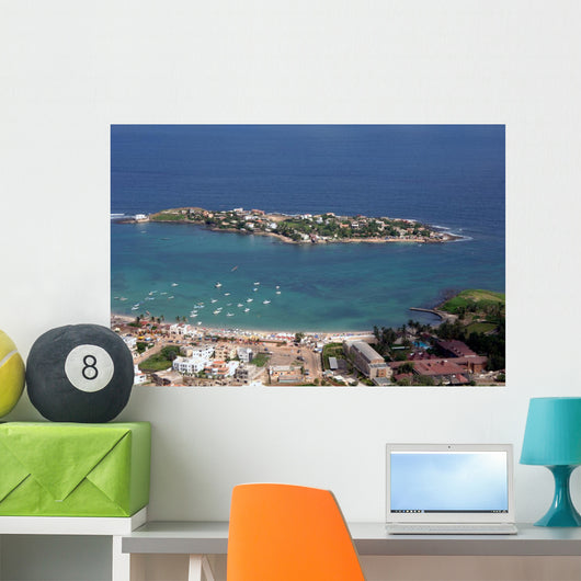 Senegal, Dakar from the sky Wall Mural