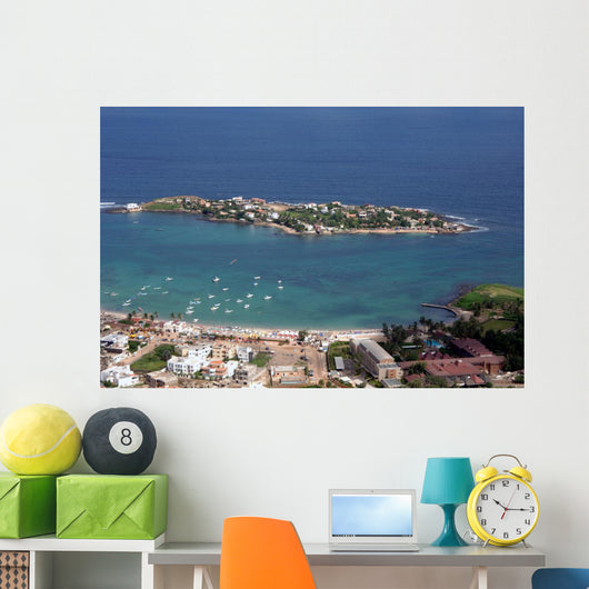 Senegal, Dakar from the sky Wall Mural