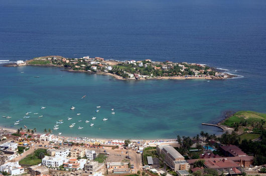 Senegal, Dakar from the sky Wall Mural