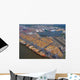 Luftbild Containerhafen Wall Decal