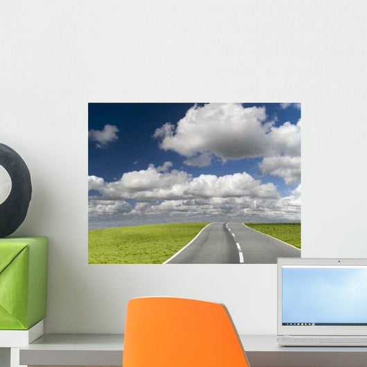 Future under Clouds Wall Decal