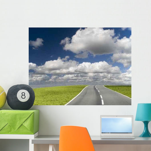 Future under Clouds Wall Decal
