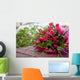 bouquet of little pink roses Wall Mural