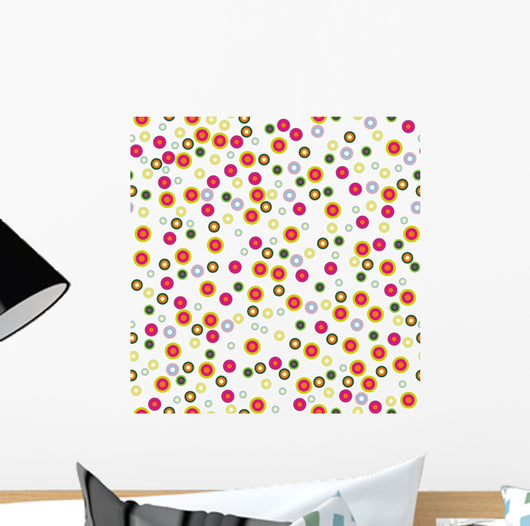 Retro Rising Bubbles Wall Decal