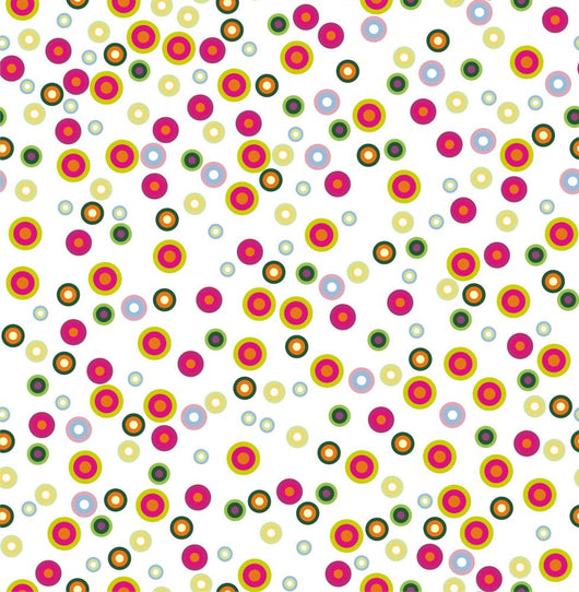 Retro Rising Bubbles Wall Decal