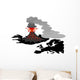 Iceland volcano Wall Decal