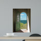 Arched Door to Beach Wall Mural