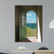 Arched Door to Beach Wall Mural