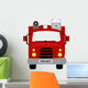 Cartoon Fire Truck Wall Decal