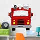 Cartoon Fire Truck Wall Decal