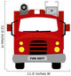 Cartoon Fire Truck Wall Decal