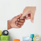 Handshake between African-american and