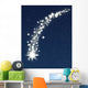 christmas wishing shooting star Wall Mural