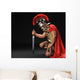 Portrait of a legionary soldier Wall Mural