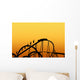 Rollercoaster Track on Fun Fair Wall Mural