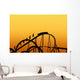 Rollercoaster Track on Fun Fair Wall Mural