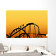 Rollercoaster Track on Fun Fair Wall Mural