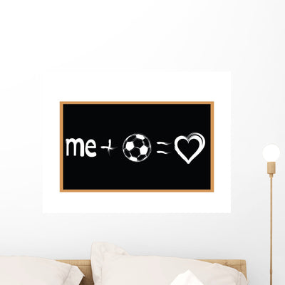 Football Table Wall Mural shown on a wall