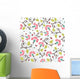 Flower Seamless Pattern Wall Decal