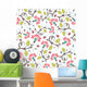 Flower Seamless Pattern Wall Decal