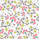 Flower Seamless Pattern Wall Decal