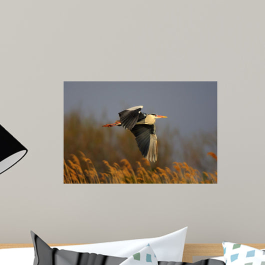 Heron Wall Mural