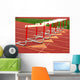 Track hurdles Wall Mural