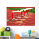 Track hurdles Wall Mural