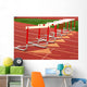 Track hurdles Wall Mural
