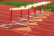 Track hurdles Wall Mural
