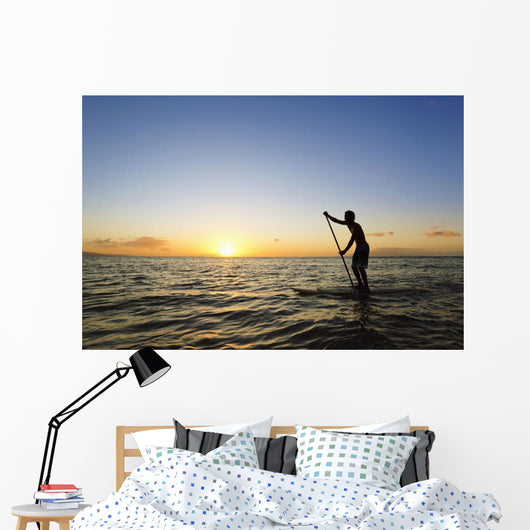 Hawaii Maui Wailea Stand Wall Decal 6