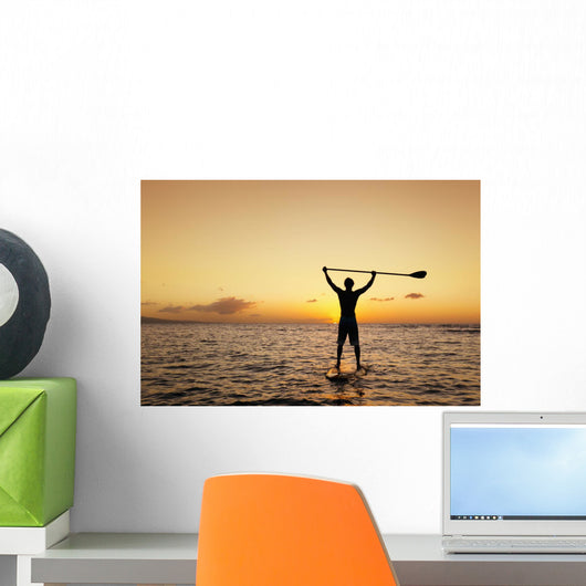 Hawaii Maui Wailea Stand Wall Decal 4