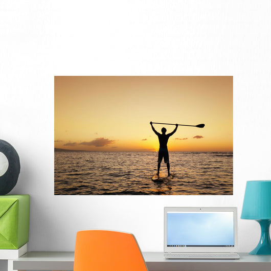 Hawaii Maui Wailea Stand Wall Decal 4
