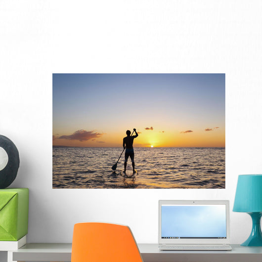 Hawaii Maui Wailea Stand Wall Decal 3