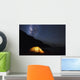 Illuminated Tent and Star Wall Decal 2