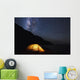 Illuminated Tent and Star Wall Decal 2
