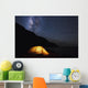 Illuminated Tent and Star Wall Decal 2