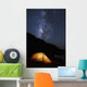 Illuminated Tent and Star Wall Decal 1