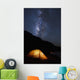 Illuminated Tent and Star Wall Decal 1