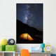 Illuminated Tent and Star Wall Decal 1