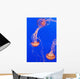 California Monterey Three Orange Wall Decal 2